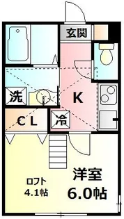 CASA ORISE II【1階】の間取り