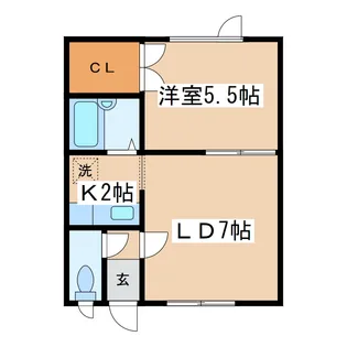 スタンチャリヴィエラ【2階】の間取り