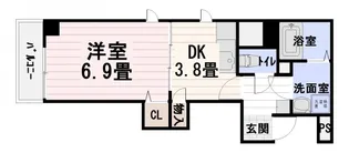 福岡県宗像市三郎丸2【マンション】の間取り
