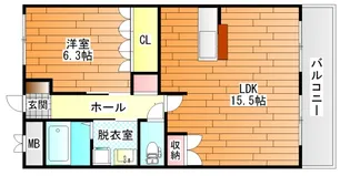 メゾンサクセス1【2階】の間取り