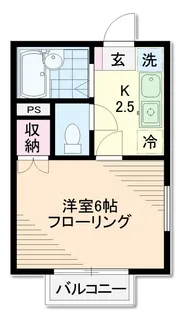 Bフラット【1階】の間取り