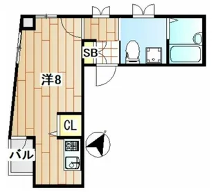 ミカローズ【3階】の間取り