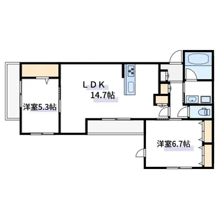 メゾンふじ【3階】の間取り