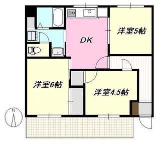 ベイサイド【1階】の間取り