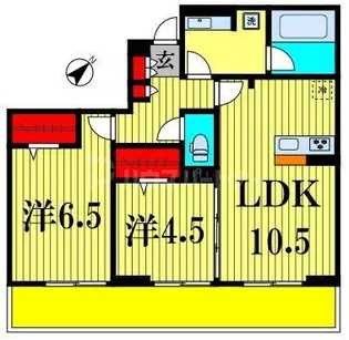 ハイクレスト【3階】の間取り