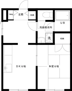 ソフィア西久保【1階】の間取り