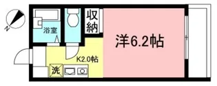 ラフィーネ上祖師谷【2階】の間取り
