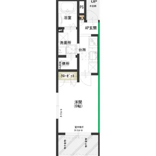 神奈川県横浜市西区中央1【マンション】の間取り