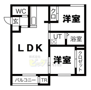 フルシュ【2階】の間取り