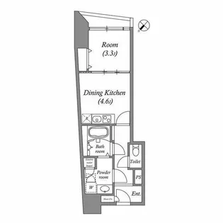 オーパスホームズ三田【1階】の間取り