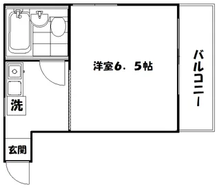 エクセルコーポ【1階】の間取り