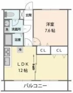 PRESTIGE(プレステージ)【2階】の間取り