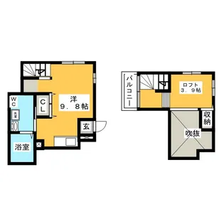 Venus-III【1階】の間取り