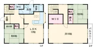 兵庫県加古川市平岡町土山【一戸建】の間取り