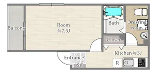 JM FUJISTA 10【2階】の間取り