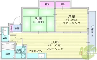 SKハイツ1【1階】の間取り