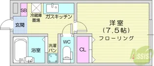 ウィンストン・116【2階】の間取り