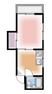 ルミウス美須賀【2階】の間取り