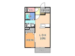 エターナルB【1階】の間取り
