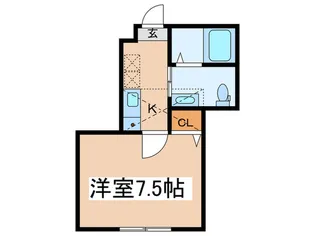 Lunaris Ebina【2階】の間取り