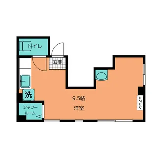 コミュニティ堀越【4階】の間取り
