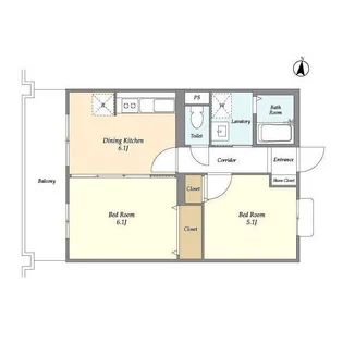 オーキッドレジデンス港北綱島ウエスト【1階】の間取り