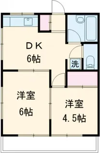 シャトー壱番館【1階】の間取り