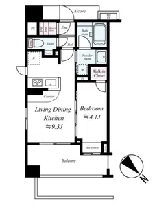 グローベル ザ・スイート横浜【6階】の間取り