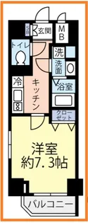 グランヴァン深川木場【4階】の間取り