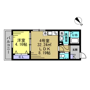 RIZE柏たなかIII【3階】の間取り