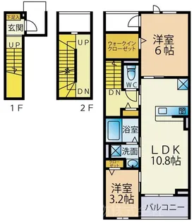 ラメゾン385【3階】の間取り