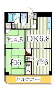 南柏プラザビル【7階】の間取り