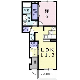 ラフレシール【1階】の間取り