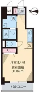 メゾン ウェル【6階】の間取り