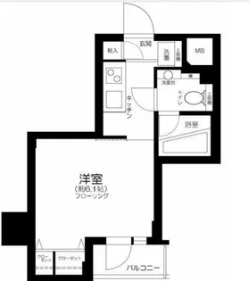グランドコンシェルジュ錦糸町アジールコート【5階】の間取り