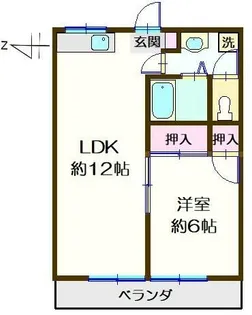 フォレスト富士山【2階】の間取り