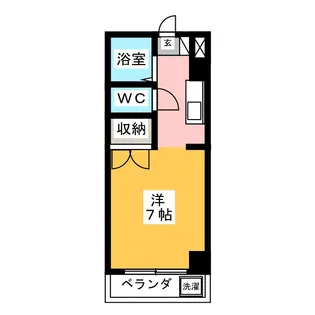 ホーメスト東山【2階】の間取り