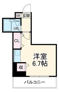 ソリスト綱島【3階】の間取り