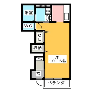 anjuurei(アンジュレイ)【1階】の間取り