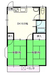 サンコート【2階】の間取り