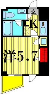 ライブコート草加【9階】の間取り