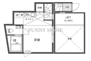 ランプライト千歳船橋【3階】の間取り