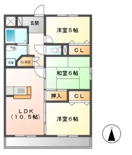 ルネスガーデン【2階】の間取り
