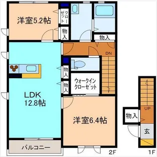 キャメル ヴィラーチェ【2階】の間取り