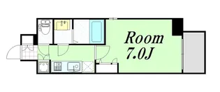 ファーストステージ江戸堀パークサイド【5階】の間取り