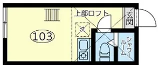 ミラベル横浜【1階】の間取り