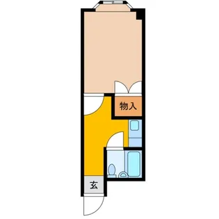 メゾンニューオートモB【2階】の間取り