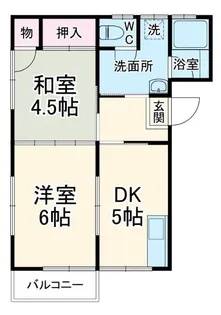 塩野ハウジング【2階】の間取り