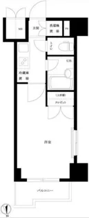 ルーブル南麻布【3階】の間取り