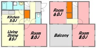 広島県広島市安佐北区安佐町大字飯室【一戸建】の間取り
